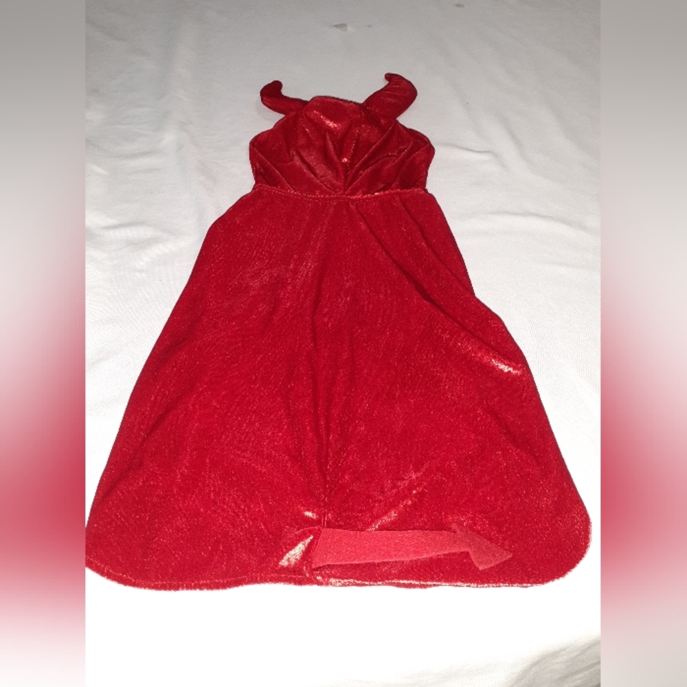 Red Devil Halloween Pet Costume Dog Size L